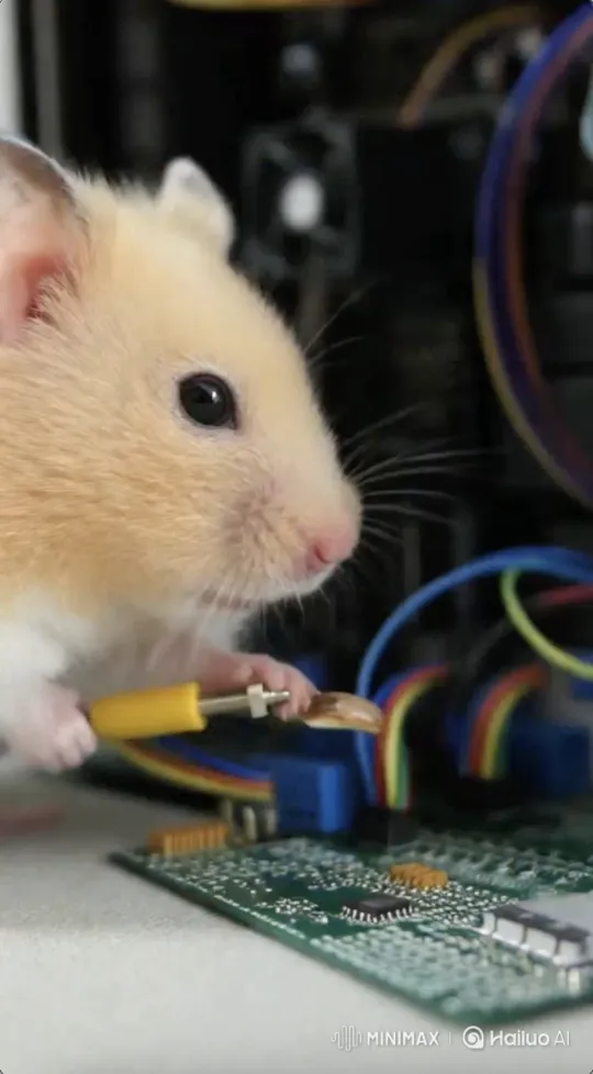 Your Pet, The Circuit-Fixing Electrician! - Upload a pet photo to watch it play an electrician fixing circuits cover image by Hailuo AI Video Generator